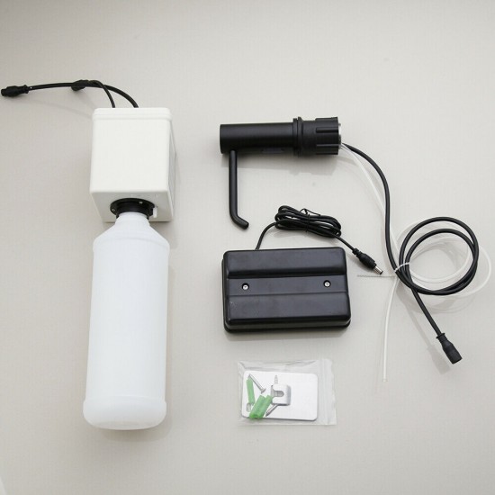 Automatische zeep pomp zwart