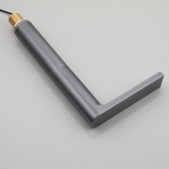 Elegante slen sensorkraan gun metal