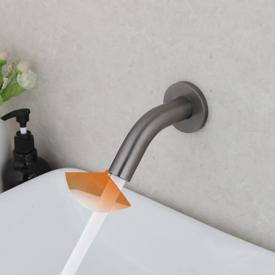 Gun metal muur sensor kraan