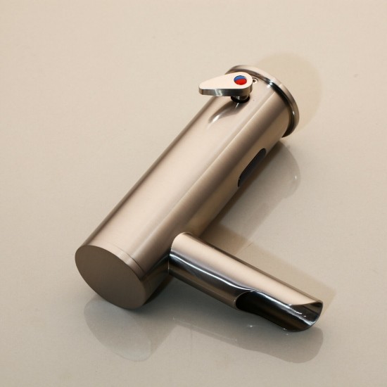 Infra rode kraan nikkel geborsteld