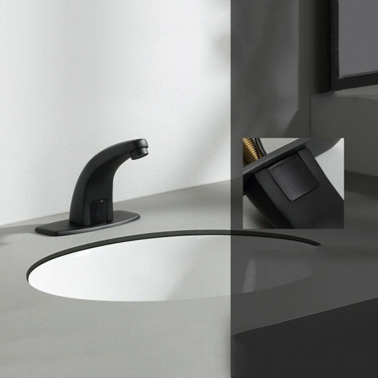 Kraan sensor zwart bella 0