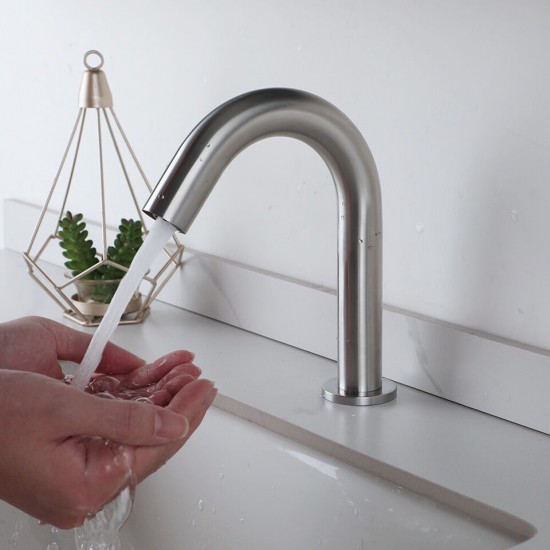 Mooie sensorkraan cesaro geborsteld nikkel