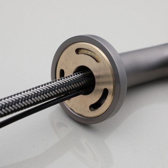 Muurplaat gun metal muur sensorkraan