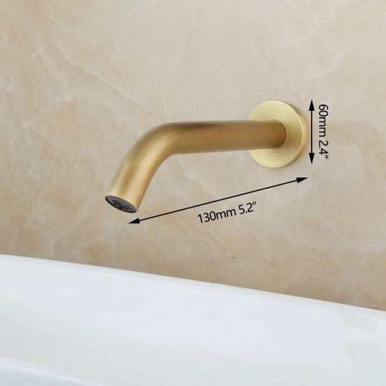 Pesaro brons 130mm sensorkraan