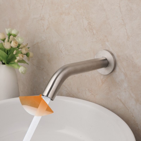 Pesaro geborsteld nikkel sensor kraan 2