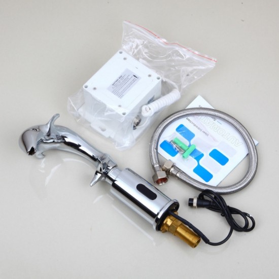 Sensor Kraan type Dolphin warm en koud water Elegante sensorkraan