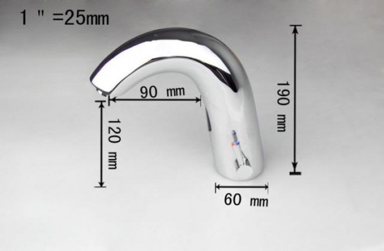 Sensor Kraan Type Grande Rubinetto Design Sensorkraan