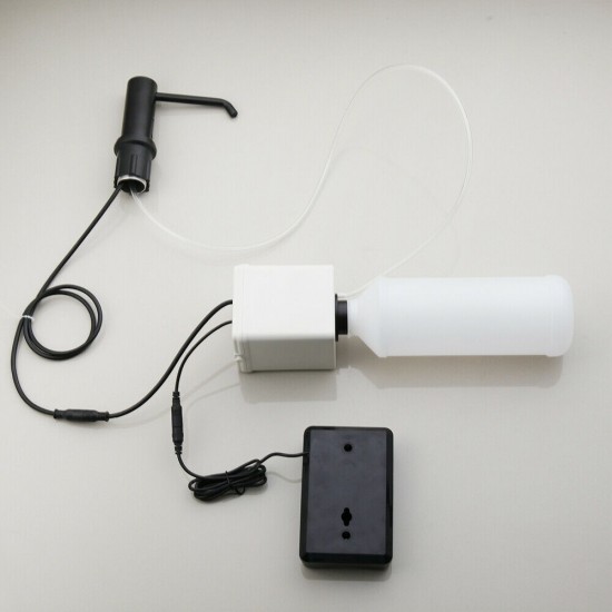 Zeep dispenser zwarte uitvoering