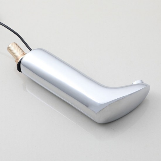 Zij aanzicht milia sensorkraan chroom