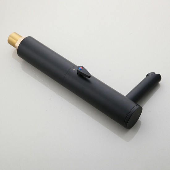 Zwarte sensor kraan moog model